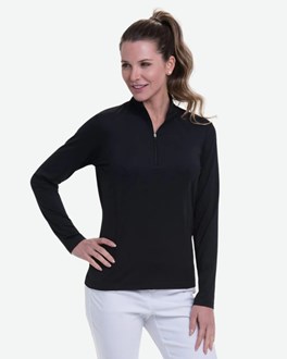 EPNY Polo -  Long Sleeve Zip Mock